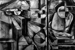 Frick-RäumlicheTrennung-Mischtechnik-40x40-2017