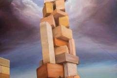 Nico_CapielloDerBabelturm-Oel-auf-Leinwand115x90cm2017
